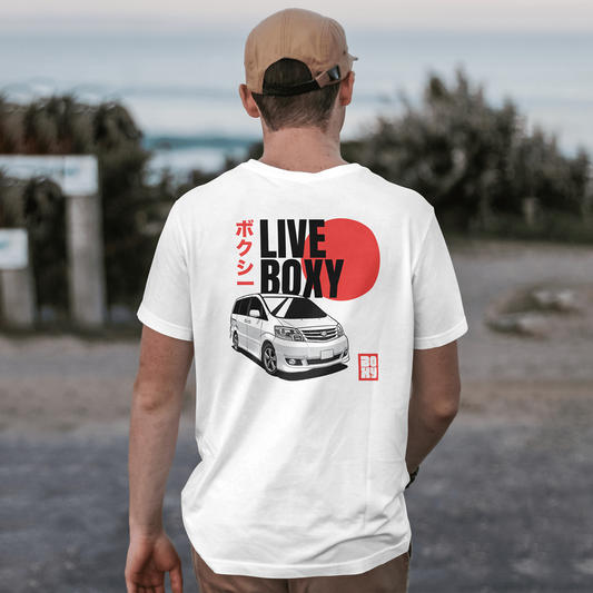 LIVE BOXY Graphic T-Shirt – Toyota Alphard 10 Series Edition | BOXY & CO